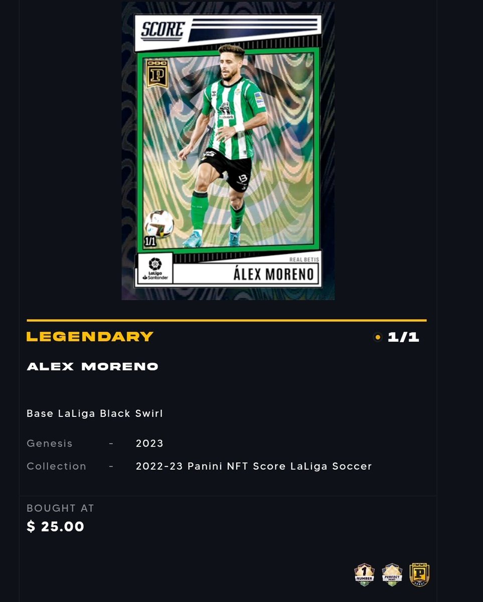 CasaBonitaCards's tweet image. 👀🍺 A few more #Panini #Blockchain additions for tonight . . . 🍺👀
#BlockchainCollectors #PaniniBlockchain #SportsNFTs #NFTCollectorsClub #1of1Cards #CardSnipers #CryptoCollectors #UndervaluedNFTs #Web3Collectors
@PaniniAmerica @PaniniBlockchain @opensea @MagicEden @solana