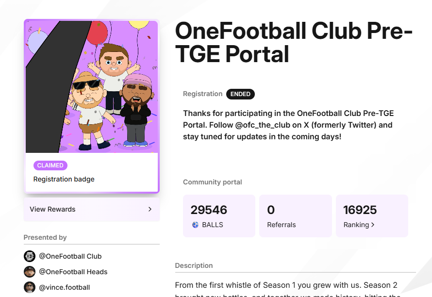 🤑 $OFC  announces airdrop🪂 eligibility 

only 25k user are eligible for airdrop

luckily I'm in the list guy's are you eligible