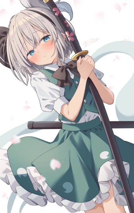 #4月6日は妖夢の日
ふんわり桜色妖夢ちゃん🌸🌸🌸 