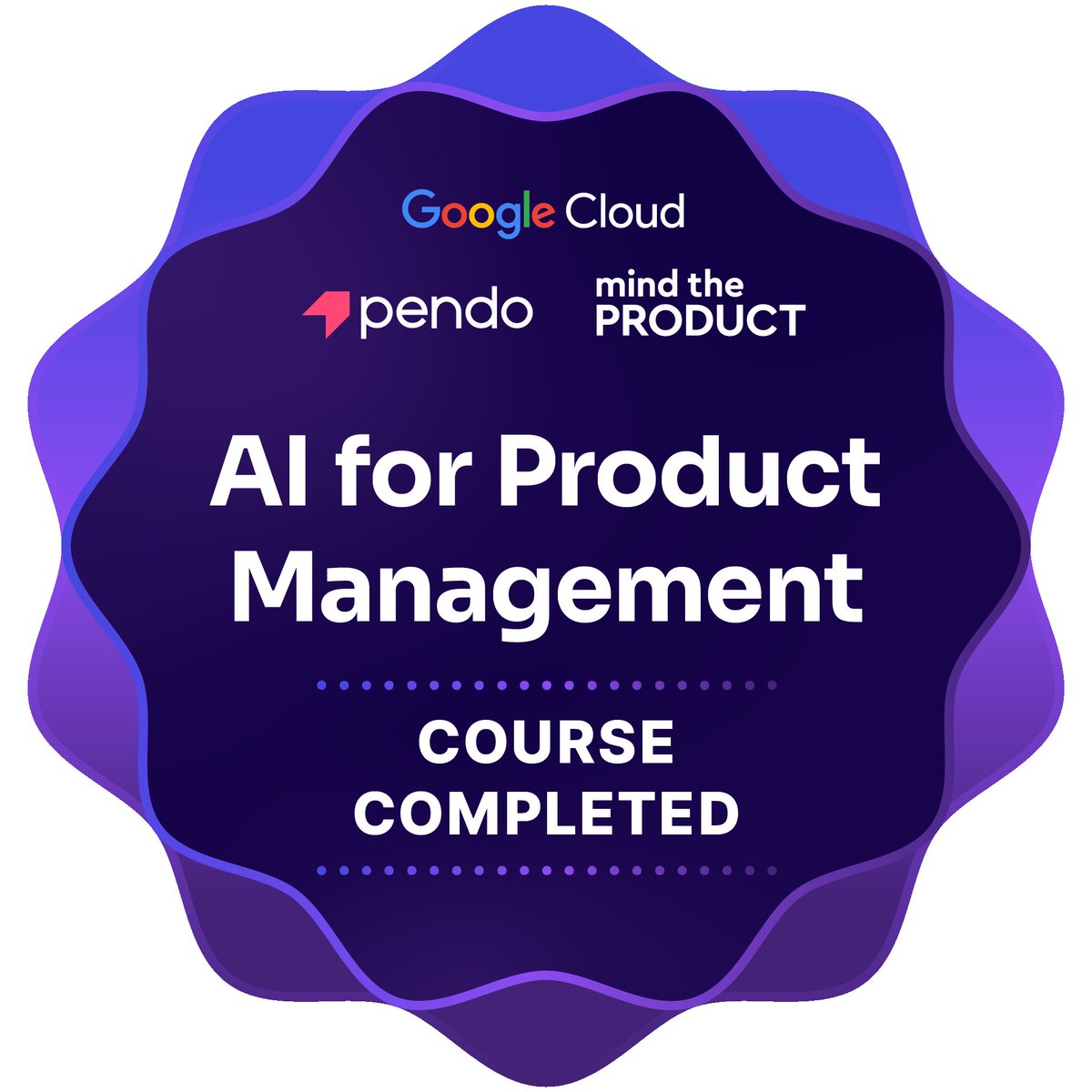 AlabedeBizScale's tweet photo. 🎉Excited to share that I’ve officially earned my AI for Product Management Certification! 🎓

Issued by @pendoio

This certification strengthens my ability to leverage AI across the Product Management Life Cycle from discovery and validation to evaluating features. See more...⬇ https://t.co/Xqz0eTyrzU