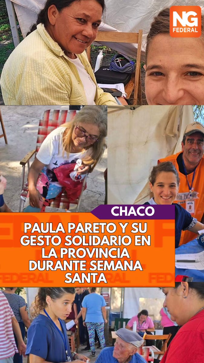 NGFederal's tweet photo. La medallista olímpica Paula Pareto pasó por el monte chaqueño en Semana Santa #ngfederalar

https://t.co/TKPp9Gfb4K https://t.co/w1ZAhEj1UN