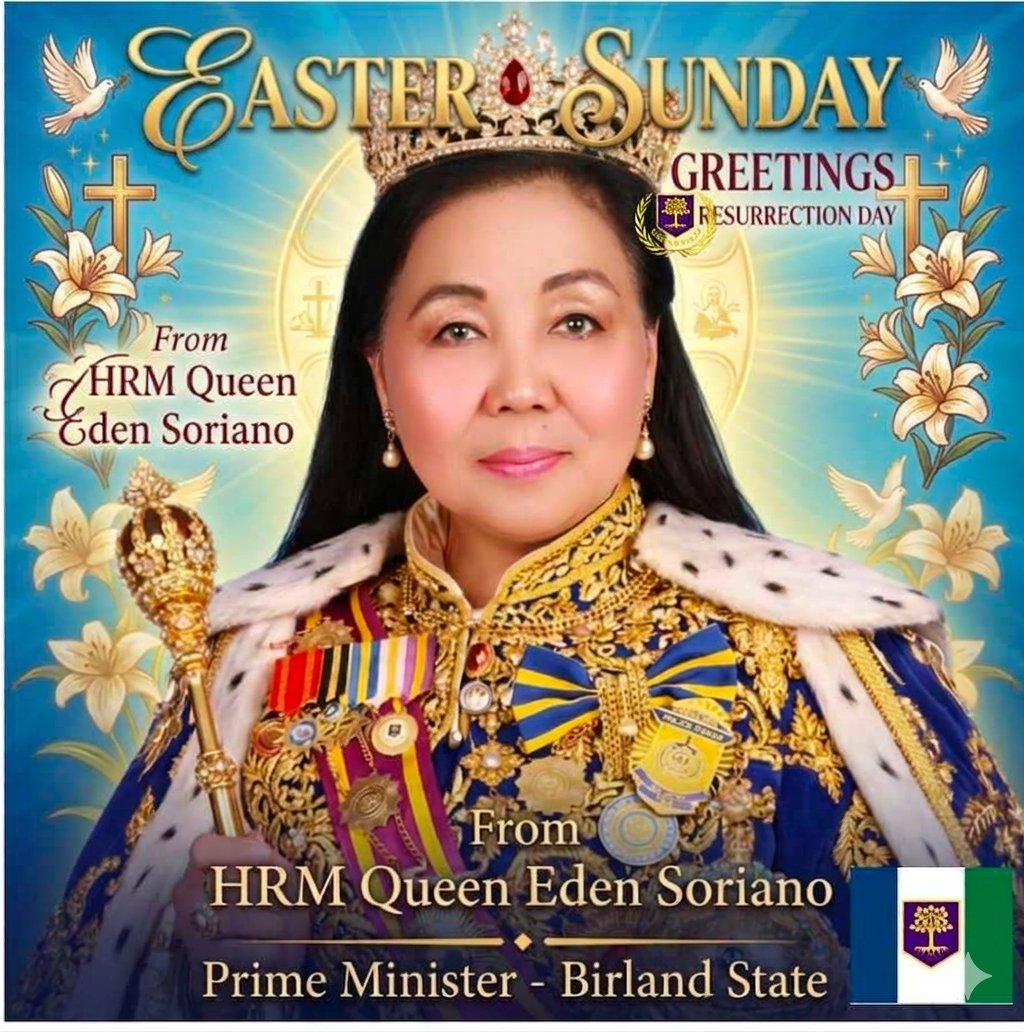 BirlandPM's tweet image. #Christ is Risen! Hallelujah! He's Risen. 
Happy Resurrection Day to all the Christians around the world. 
From the State of Birland 
@BirlandPM Ruler @EHaiyawi 
@birlandgov @BirlandMFA @BirlandU @birtawilgov