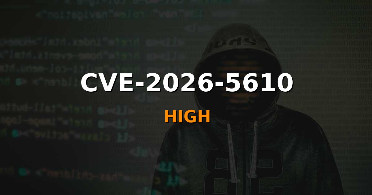 TheHackerWire's tweet photo. 🟠 CVE-2026-5610 - High

A vulnerability has been found in Belkin F9K1015 1.00.10. Affected by this issue is the function formWISP5G of the file /goform/formWISP5G. Such manipulation of the argument webpage leads to s...

https://t.co/tCUfSmUI29 https://t.co/2ZWfHFq2nC