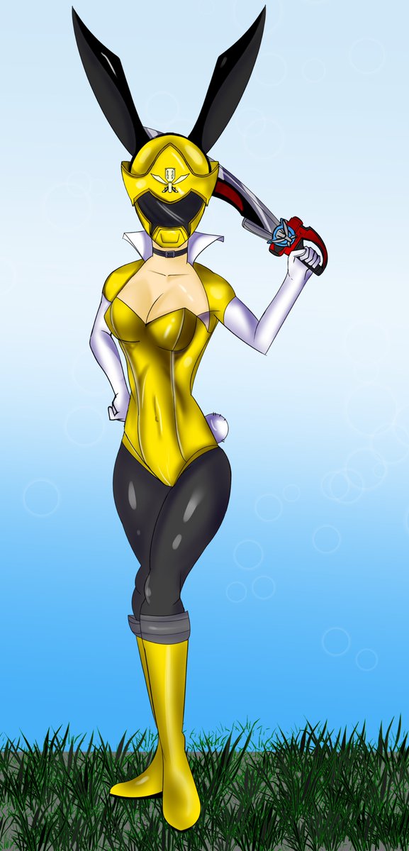 ARTKyleD's tweet photo. happy Easter here is Gokai Yellow in a Bunny Outfit
#bunnysuits #EasterFun #supersentai https://t.co/j5HnssRqMM