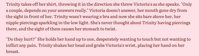 trinitybutchtos's tweet image. trinity santos nipple piercings #real #canon