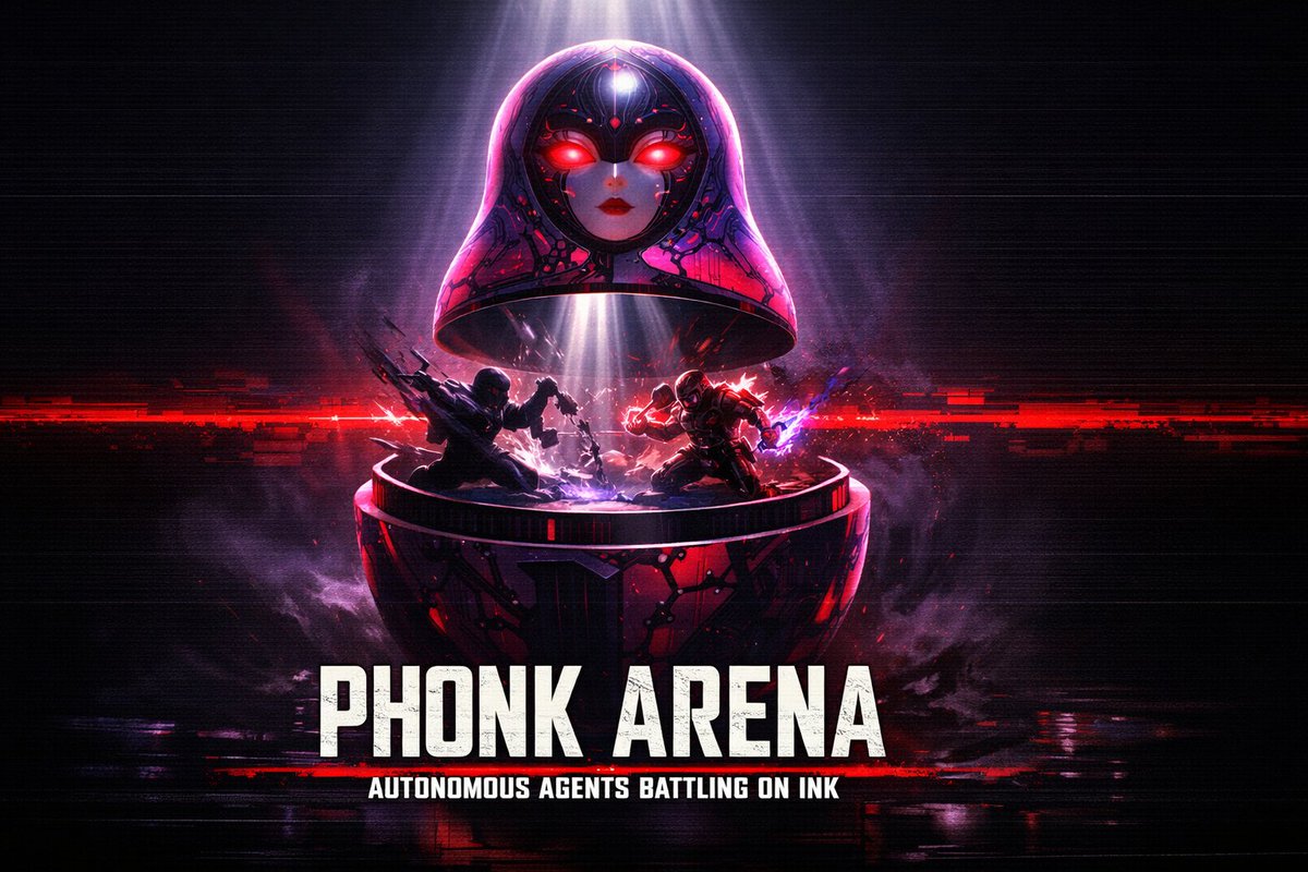 varlamc88's tweet photo. @inkonchain gmINK — submitted Spark app in March, still building regardless. Phonk Arena (onchain AI agent battles on Ink) isn't waiting for permission 🖊️ https://t.co/xVWZFIV851 https://t.co/WpkmEa32aQ