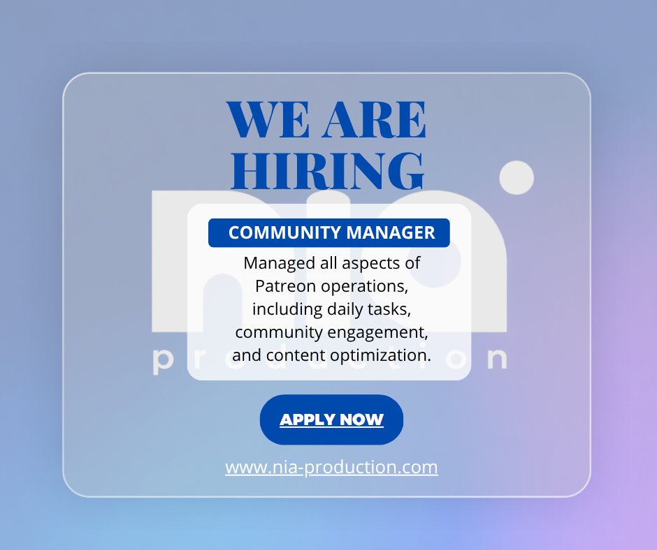 NIA Production tweet media