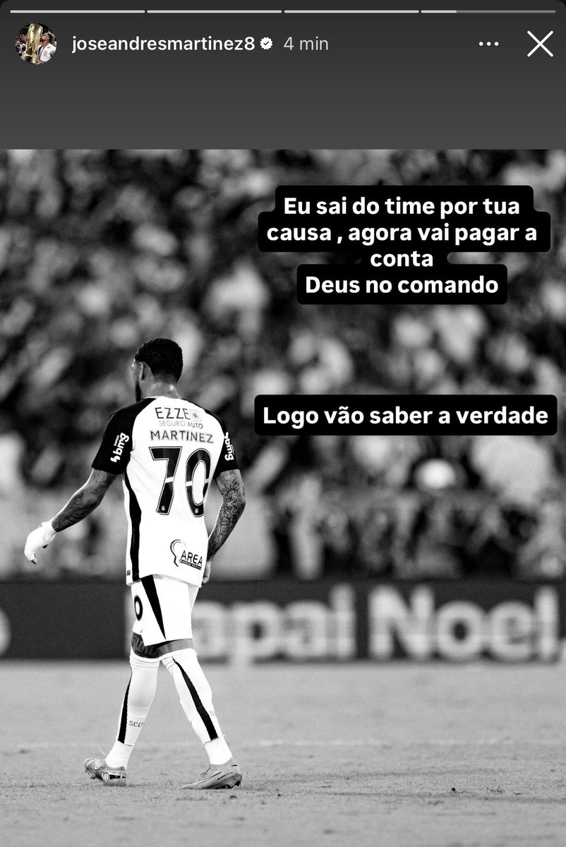 mouraul's tweet photo. E essa publicação do José Martínez após a demissão do Dorival? 🧐😅 https://t.co/hcVLvwymR2