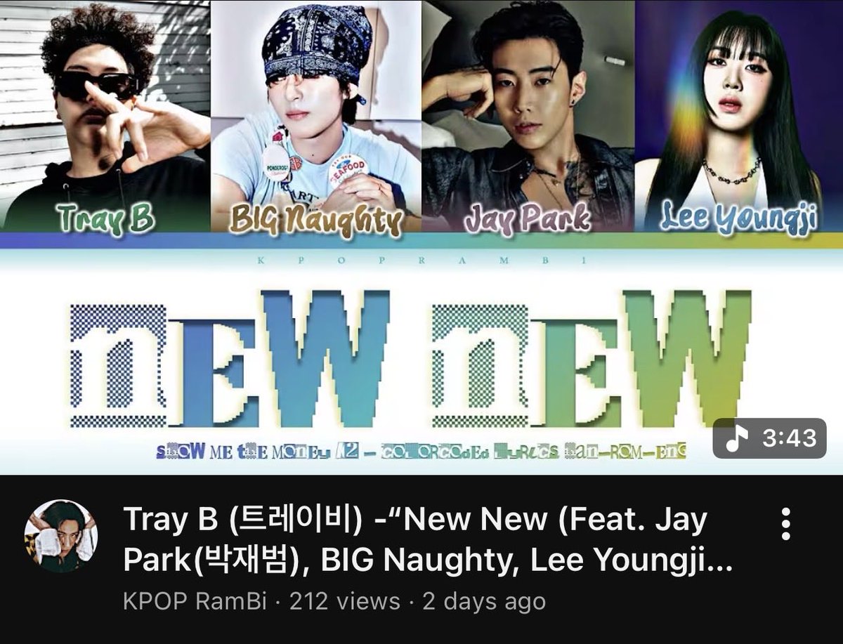 igot7yeom's tweet photo. SMTM12ファイナルからTray BのNew NewとNOWIMYOUNGのNOW IM YOUNG、そしてセミファイナルからチョンジュニョクくんのKoo Kooのリリックビデオに日本語字幕つけたので是非見てね！

New New: https://t.co/hRMkOzNLtp

NOW IM YOUNG: https://t.co/ZclZZEGyUE

Koo Koo: https://t.co/vFYTnJJBh8 https://t.co/GQUH8ZicGA