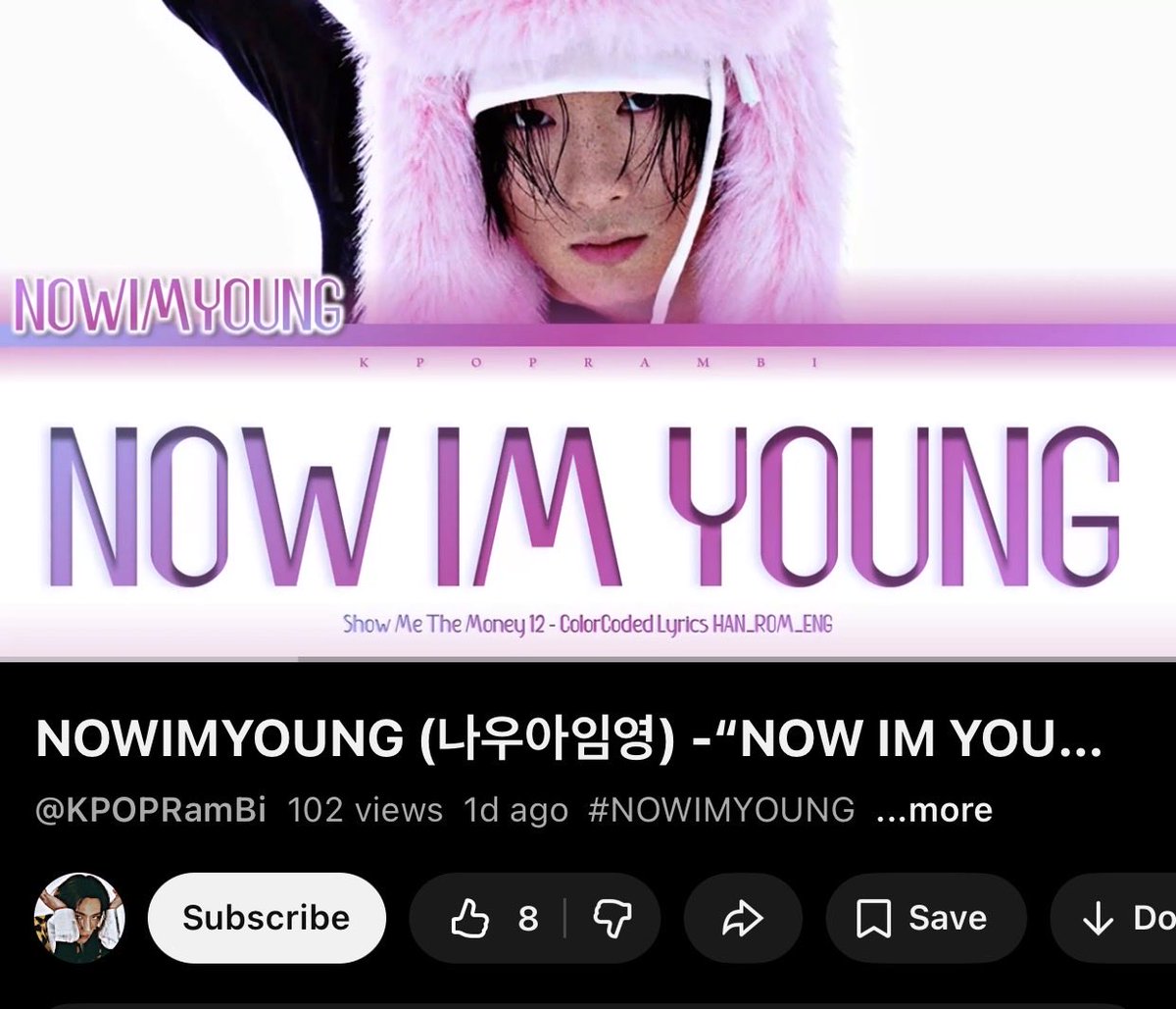 igot7yeom's tweet photo. SMTM12ファイナルからTray BのNew NewとNOWIMYOUNGのNOW IM YOUNG、そしてセミファイナルからチョンジュニョクくんのKoo Kooのリリックビデオに日本語字幕つけたので是非見てね！

New New: https://t.co/hRMkOzNLtp

NOW IM YOUNG: https://t.co/ZclZZEGyUE

Koo Koo: https://t.co/vFYTnJJBh8 https://t.co/GQUH8ZicGA