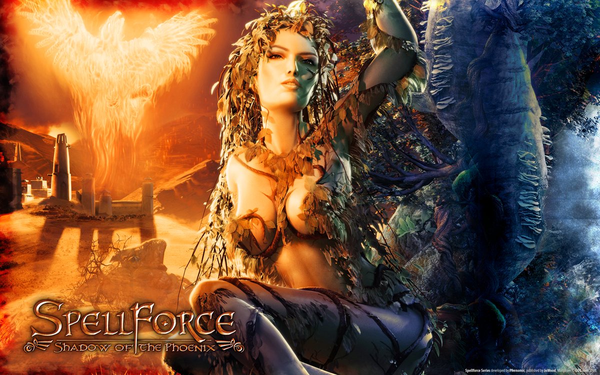 WeebyRevy's tweet photo. I miss when fantasy games were advertised like this. These are official wallpapers! 

Also, I need to play and beat Spellforce. It's such a cool mix of RPG and RTS. https://t.co/2Gp1YpPNbP
