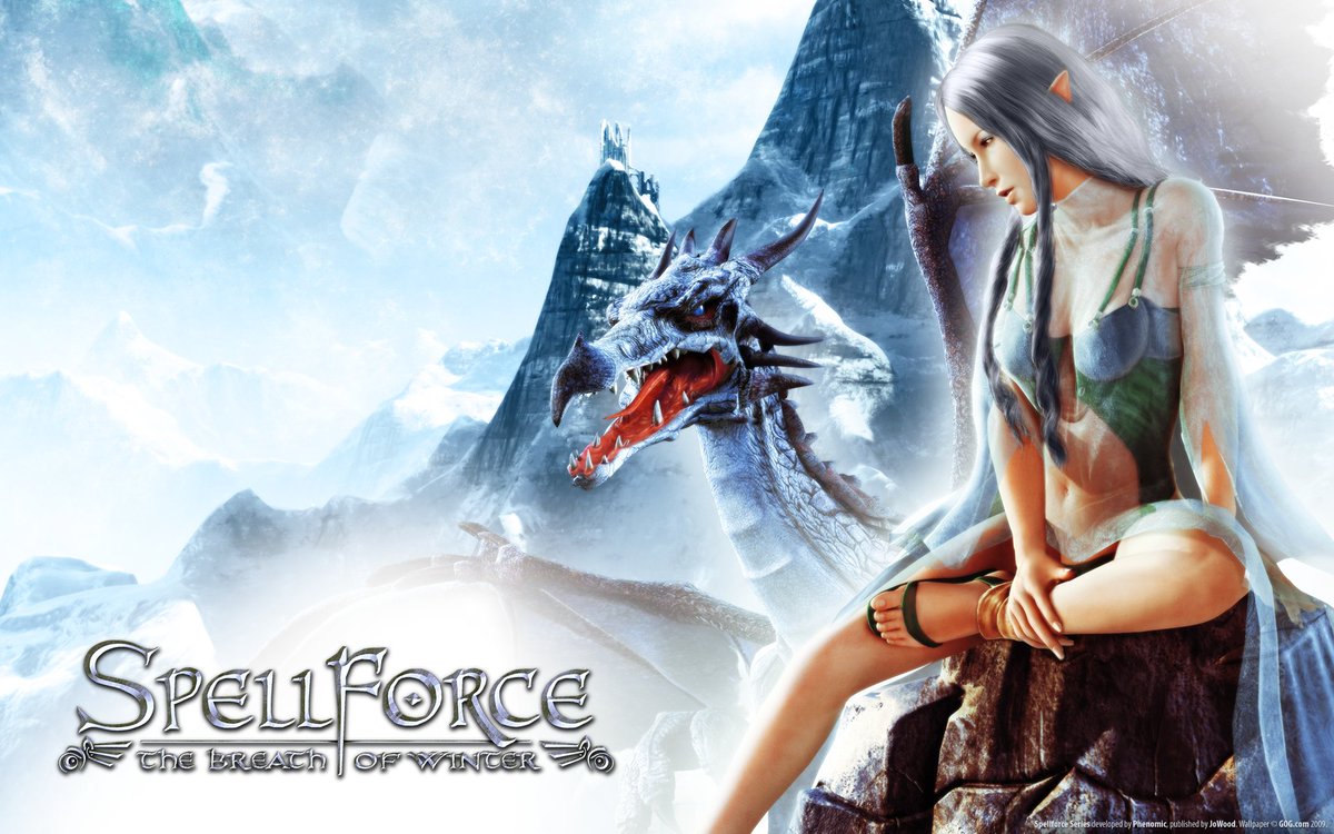 I miss when fantasy games were advertised like this. These are official wallpapers! 

Also, I need to play and beat Spellforce. It's such a cool mix of RPG and RTS.