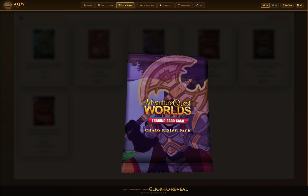 nik4n's tweet photo. Trying to create a entire playable game for AQW Trading Card Game... Animate opening pack boosters, foil cards TCG Game board and everything else.

#AQW #Infinity #Kickstarter https://t.co/uBUWY6Ug4S