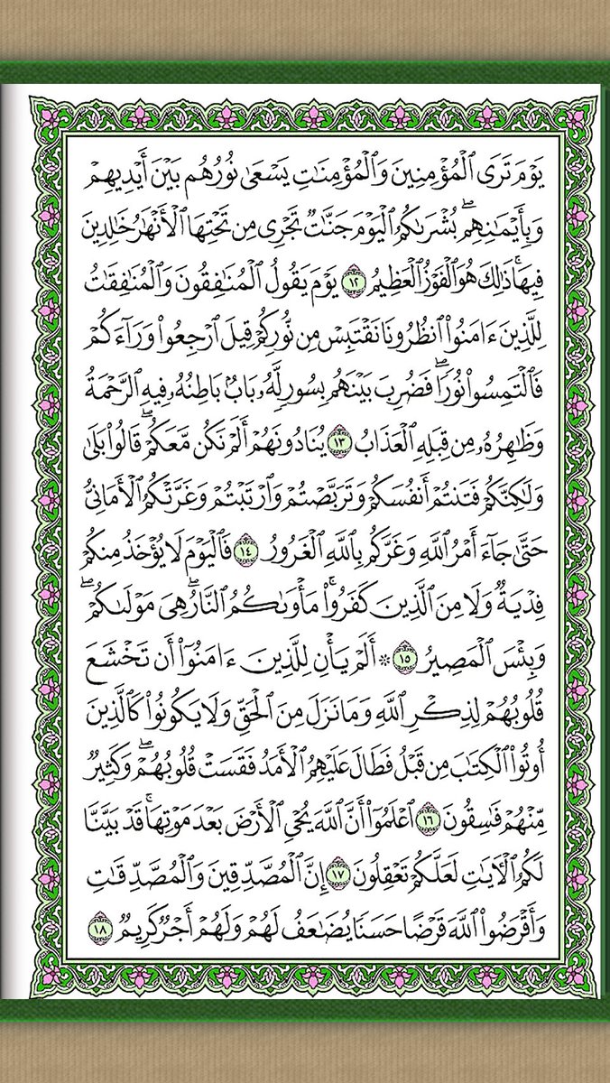كل يوم صفحة من القرآن tweet media