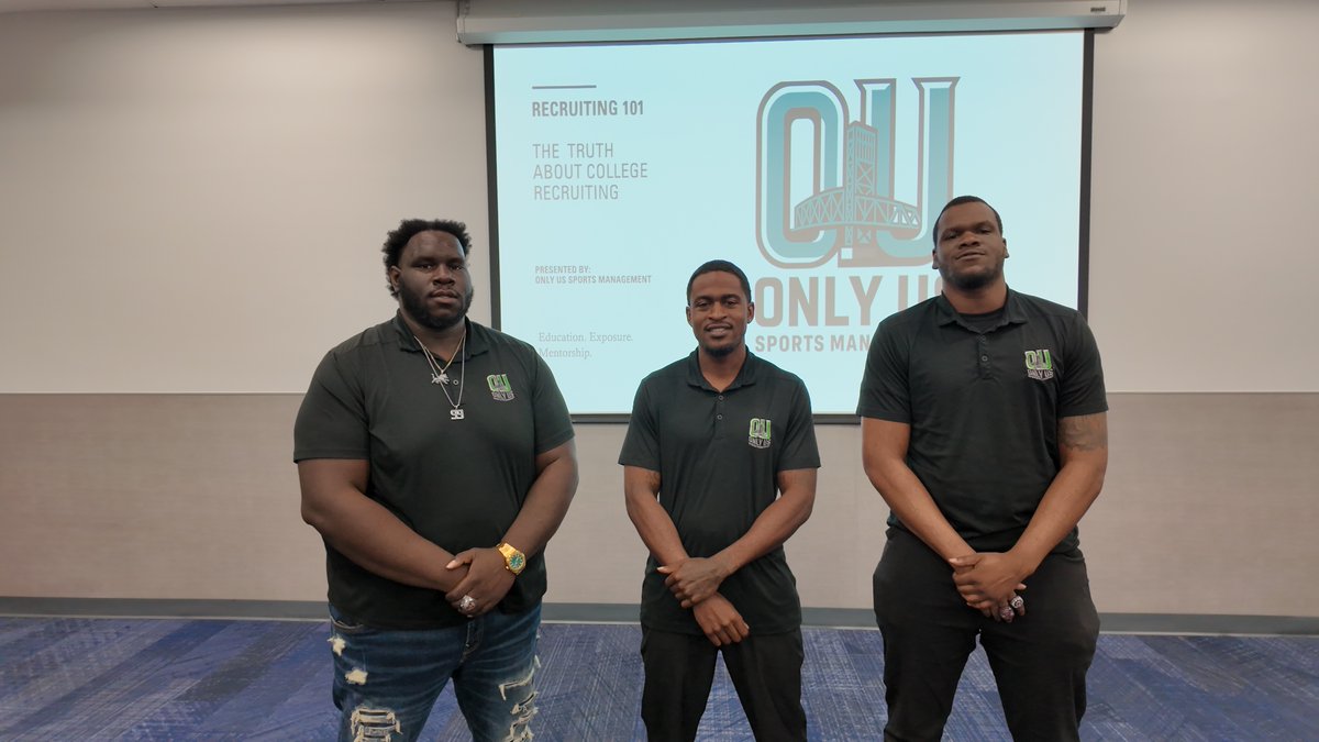 MrSmalls904's tweet photo. First Recruiting 101 in the books.
Appreciate everyone who came out and showed love.
This is just the beginning.

Only Us Sports Management
Education. Exposure. Mentorship
#OnlyUsSports
#Recruiting101
#FootballRecruiting
#StudentAthlete
#AthleteDevelopment
#NextLevel
#GetRecruited
#JacksonvilleFootball
#FloridaFootball
#904Football
#DuvalCounty