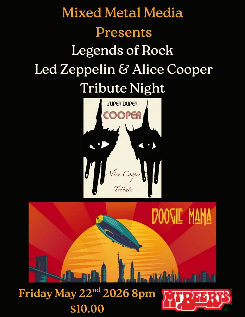 A month or so away Rock &amp; Shock Night <a href="/MrBeerysPub/">Mr. Beery</a>