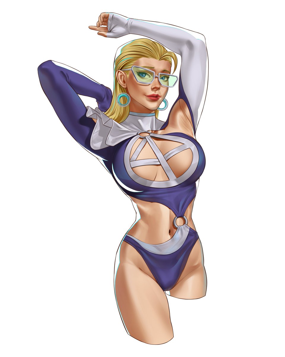 NSFWPork's tweet photo. Invisible Woman skins in game that I like, So I made a fanart of it.

It's gonna be available as stickers soon on @WaifuLoot

I've been playing as Elsa Bloodstone lately, I might do a Young Blood skin fanart soon.

#MarvelRivals #InvisibleWoman #FanArt https://t.co/TIpWYqtL7v