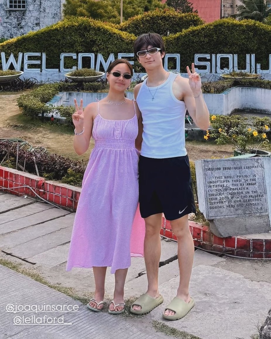 ashrvexz's tweet photo. ashrave and lelquin magkasama sa vacay, ang cutee 2/3 PAL with their ship HAHAHA https://t.co/ESMJiRTn83