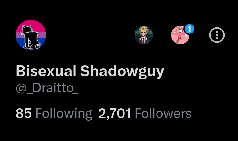 Bisexual Shadowguy tweet media