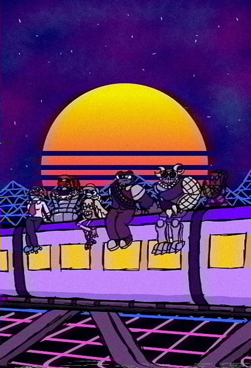 Shrededcheese's tweet photo. Artpril day 5
wanted to do a redo on a more relaxed piece of artwork, also wanted to try out a VHS filter I saw a while back and thought that this would be a perfect piece for it
#artpril #art #oc #artchallenge https://t.co/WGgBVzfvkO