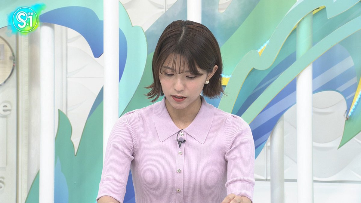 Alex_cube's tweet photo. みんな！TBSでも私のおっぱい見てね❤️
#御手洗菜々 #TBS #女子アナ https://t.co/j7gVQFW0zf