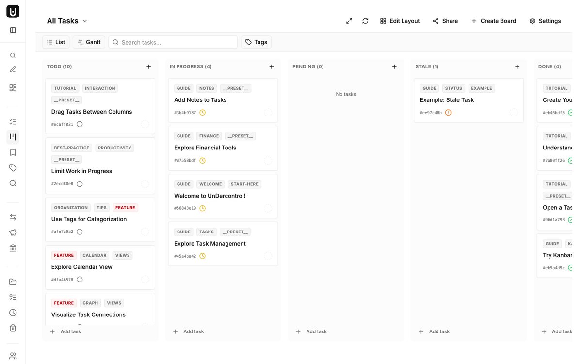 UdOatnil's tweet photo. UnDercontrol uses SSE to keep your tasks and finances in sync across every browser tab, desktop app, and device. Change a task status on your phone, see it update on your laptop in milliseconds. All self-hosted, all under your control. https://t.co/gtNiQh3z4X