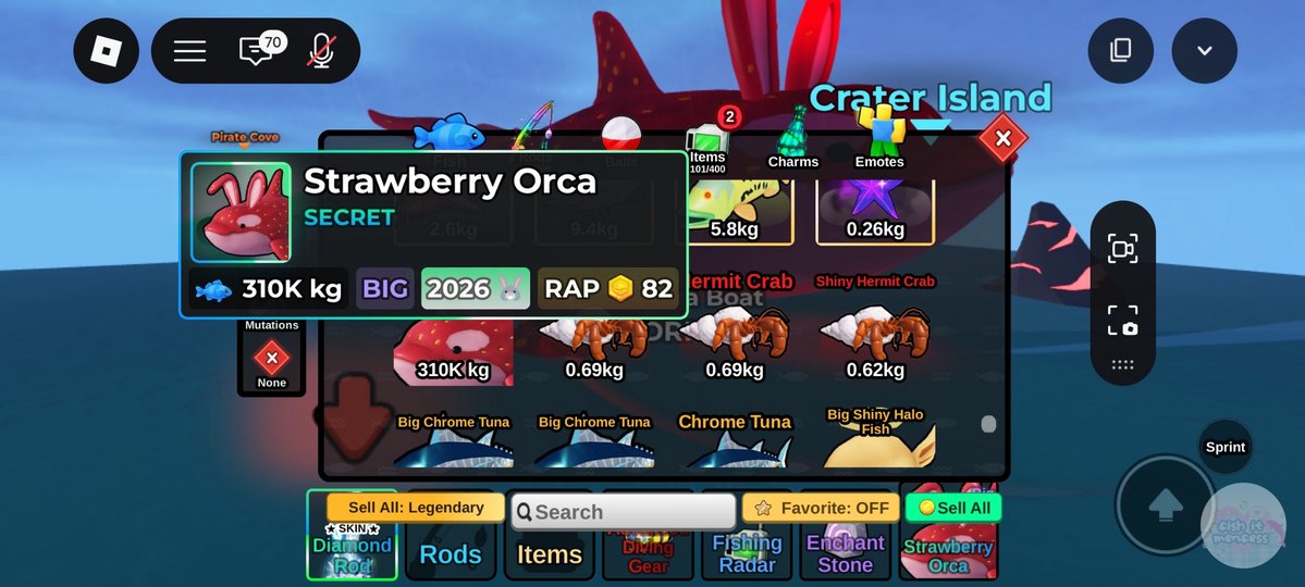 FISH IT FESS ‼️ WTT CANTUMIN UNAME tweet media