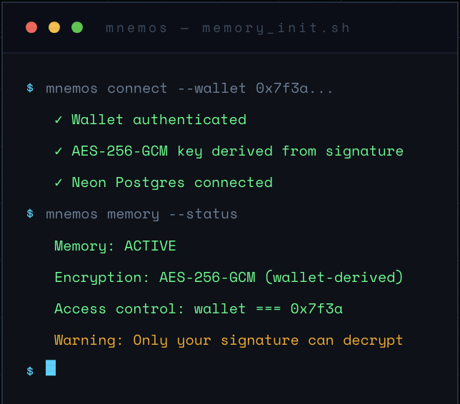 MnemosOnBase's tweet photo. Devs keep overcomplicating AI memory.

It’s just a loop:

→ store state
→ retrieve context
→ inject into prompt
→ repeat

The difference with MNEMOS is it abstracts the entire memory stack into one API.

No glue code. No fragmented DBs.

Just a unified memory layer for agents.