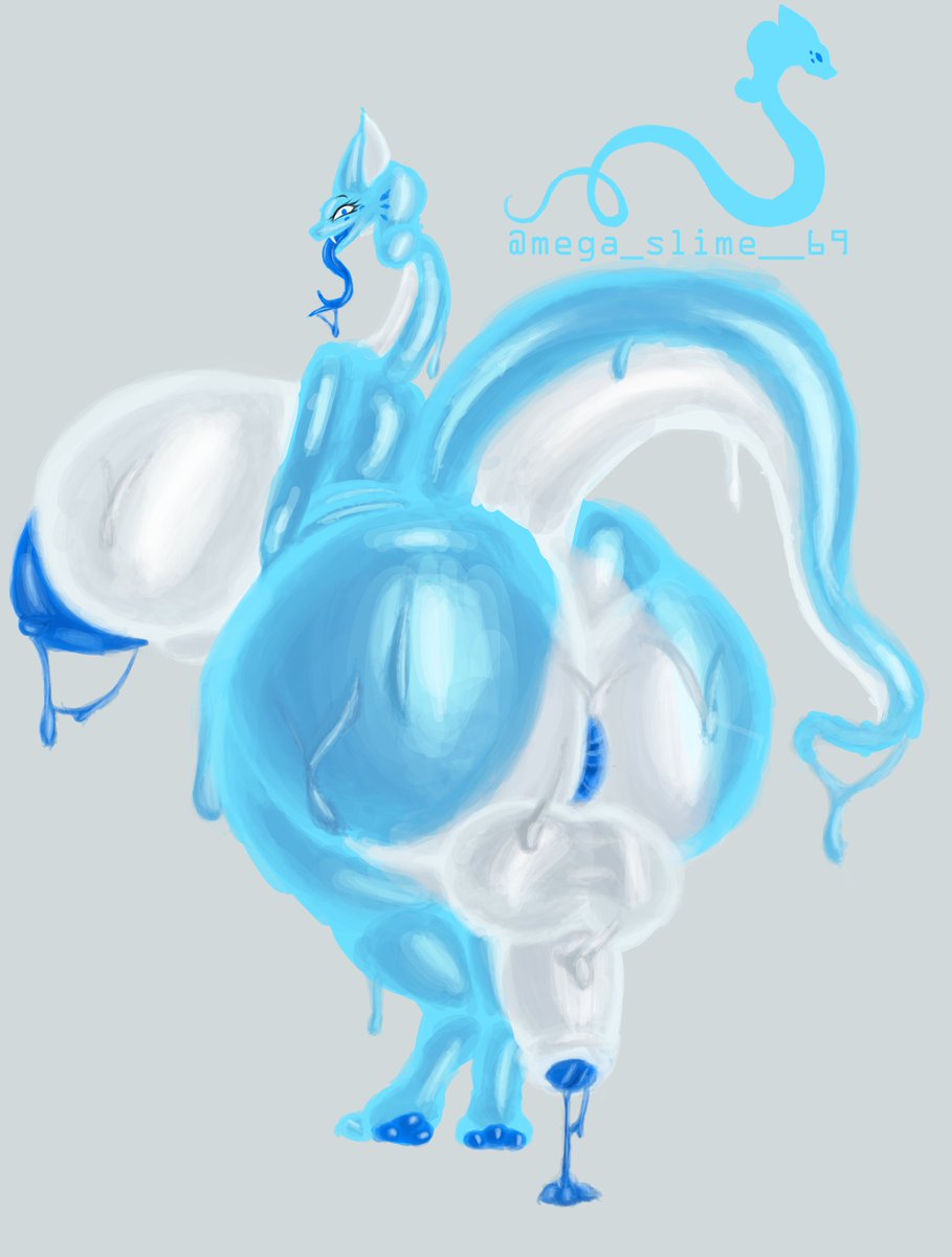 MEGA SLIME🩵(NSFW)💙 tweet media