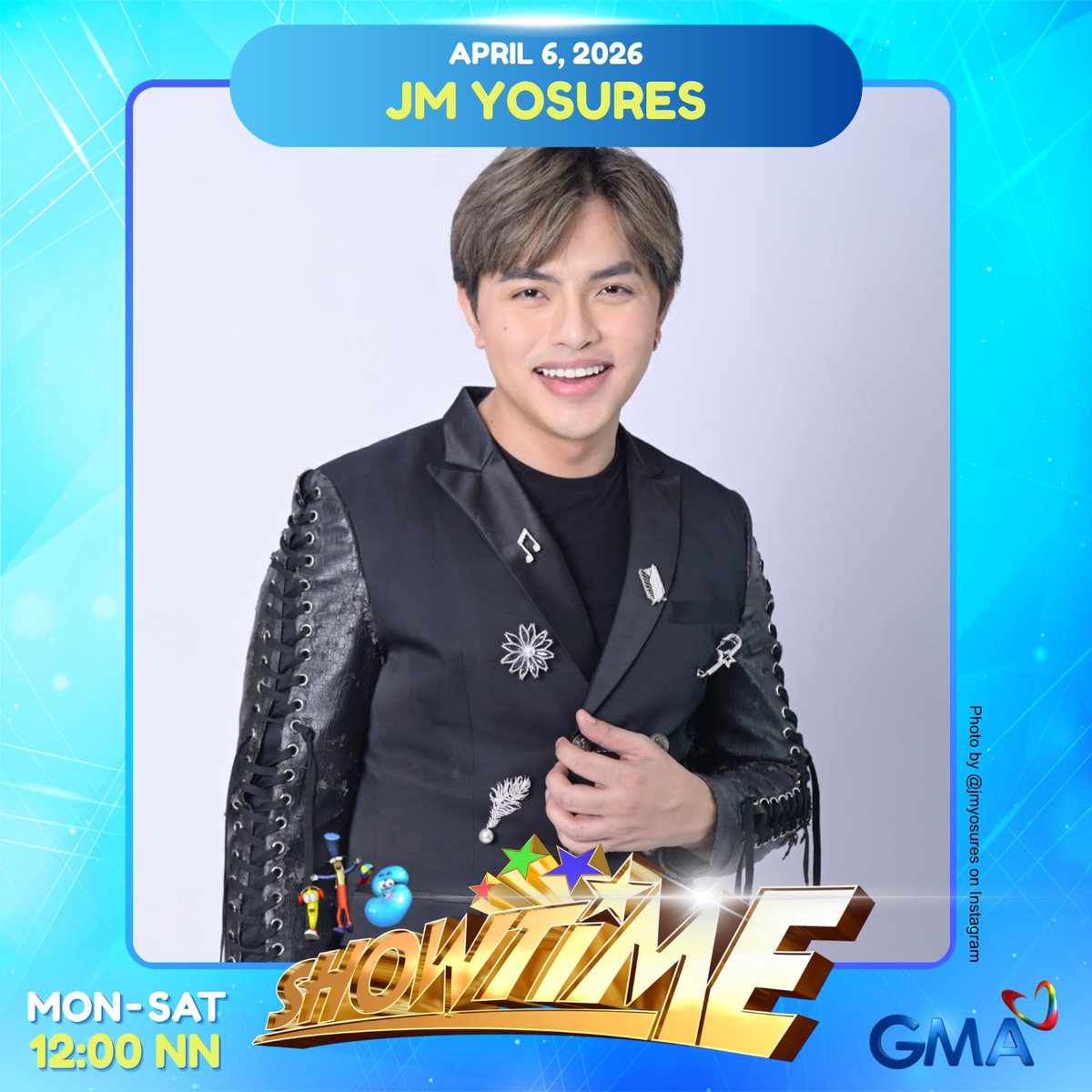 gmanetwork's tweet photo. Kantahan na! 🎶 Abangan sina #JohnRex, #GarrettBolden, at #JMYosures sa #ItsShowtime. 🎉 https://t.co/ootDM1ZMMK
