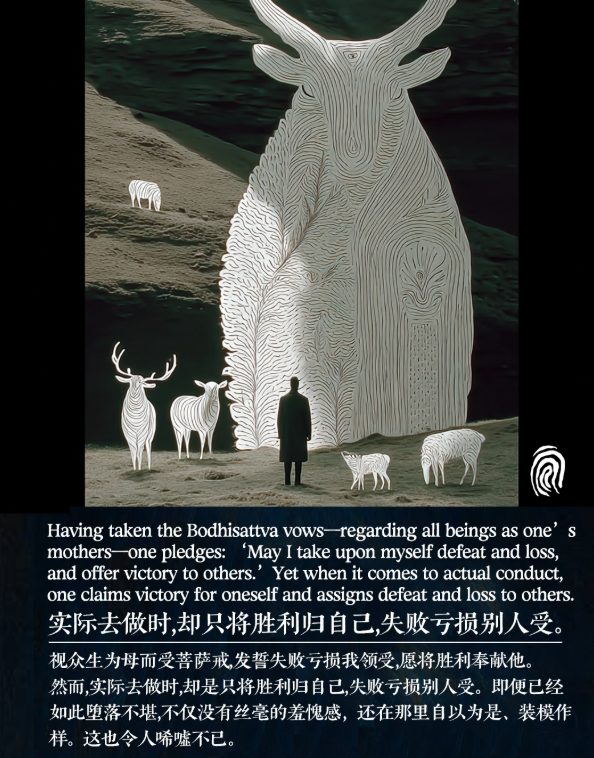 TheBodhiClub's tweet photo. “Having taken the Bodhisattva vows—regarding all beings as one’s mothers—one pledges: ‘May I take upon myself defeat and loss, and offer victory to others.’

https://t.co/QeEEILh11r
https://t.co/un6CzvCoq2 https://t.co/UFVqnY7jDP
