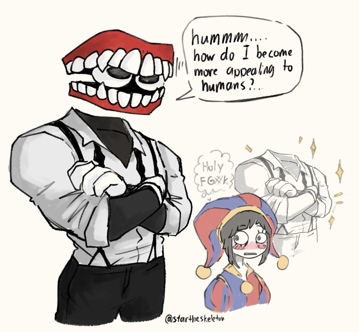 💀Star-the-skeleton💀(coms open) tweet media