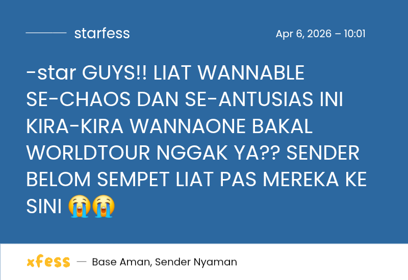 Starfess || CEK PINNED UNTUK KIRIM MENFESS tweet media