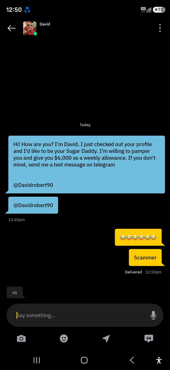 Downunderbottom's tweet photo. I'm not desperate for a sugar daddy.😂 https://t.co/Xz840Z6IMw