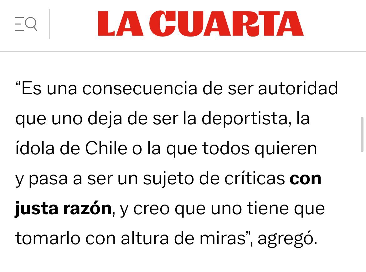 La ídola de Chile 🤡🤡🤡

Natalia Duco y su apoyo al Rodeo: "Uno deja de ser la deportista, la idola de Chile o la que todos quieren y pasa a ser un sujeto de críticas…”