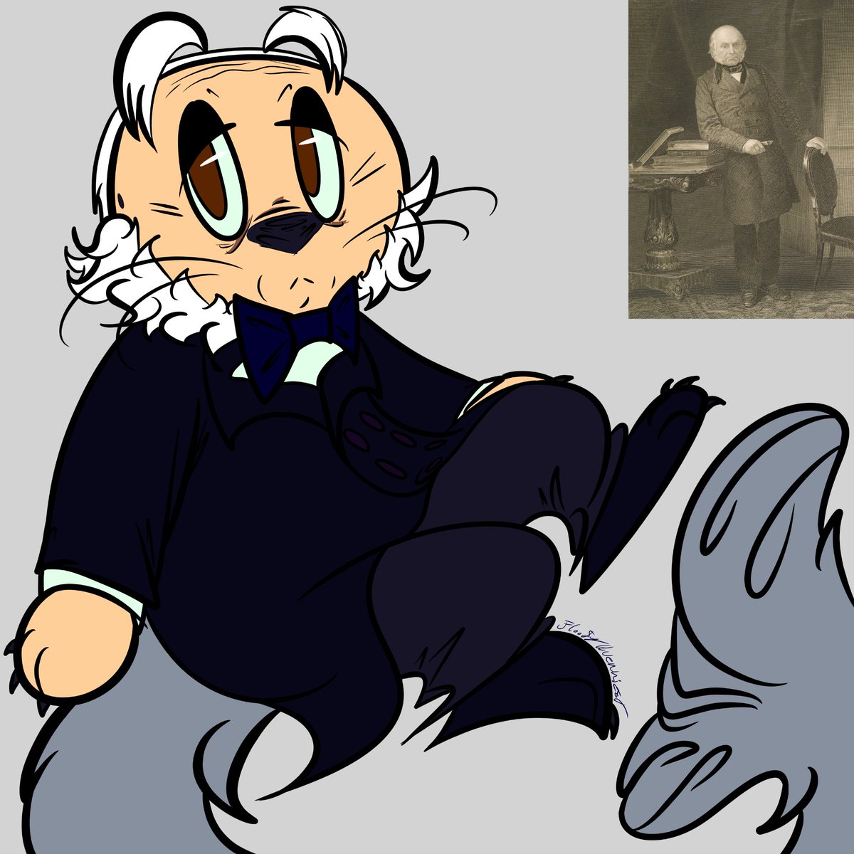 AJisinmywalls's tweet photo. My seal JQA artwork bc I see him as one and I lik him!!!!

#jqa #johnquincyadams #prestwt #antebellum https://t.co/XuwSZBs1VJ