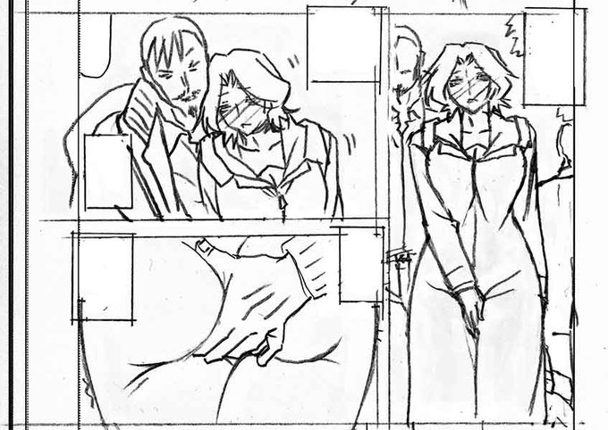 おはよう? ございますっ
私事でバタバタしてました…っ
「一夜の夢 千夜の幻」7話コンテ終わって
線画作業してます…っ

朝食摂って作業します 