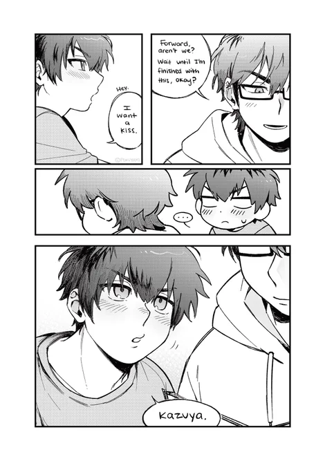 A mswa comic where Sawamura exploits Miyuki's weakness hehe 