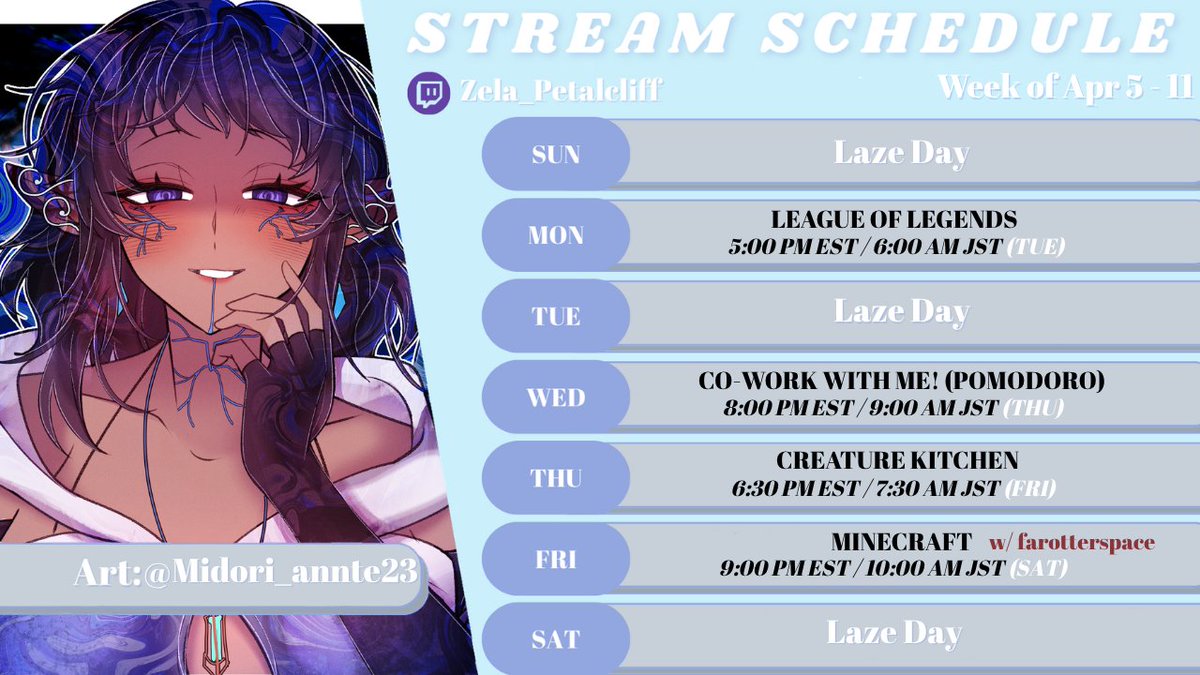 WE'RE OFFICIALLY BACK TO STREAMING, BABY!  
I missed you all~