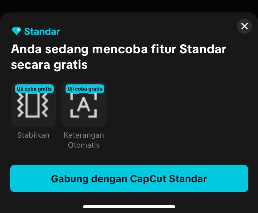izzaptri_'s tweet photo. Capcut pro bulanan dong, yg tiba2 gak berubah begini #zonauang https://t.co/qUQoSrJ0vX