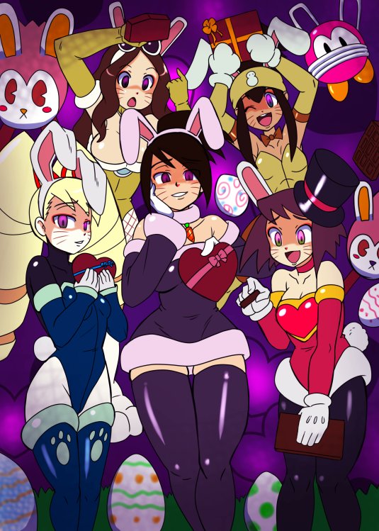 VCampan's tweet photo. Happy Valentine/Easter! #MegaManStarForce https://t.co/tGTY9F9x9W
