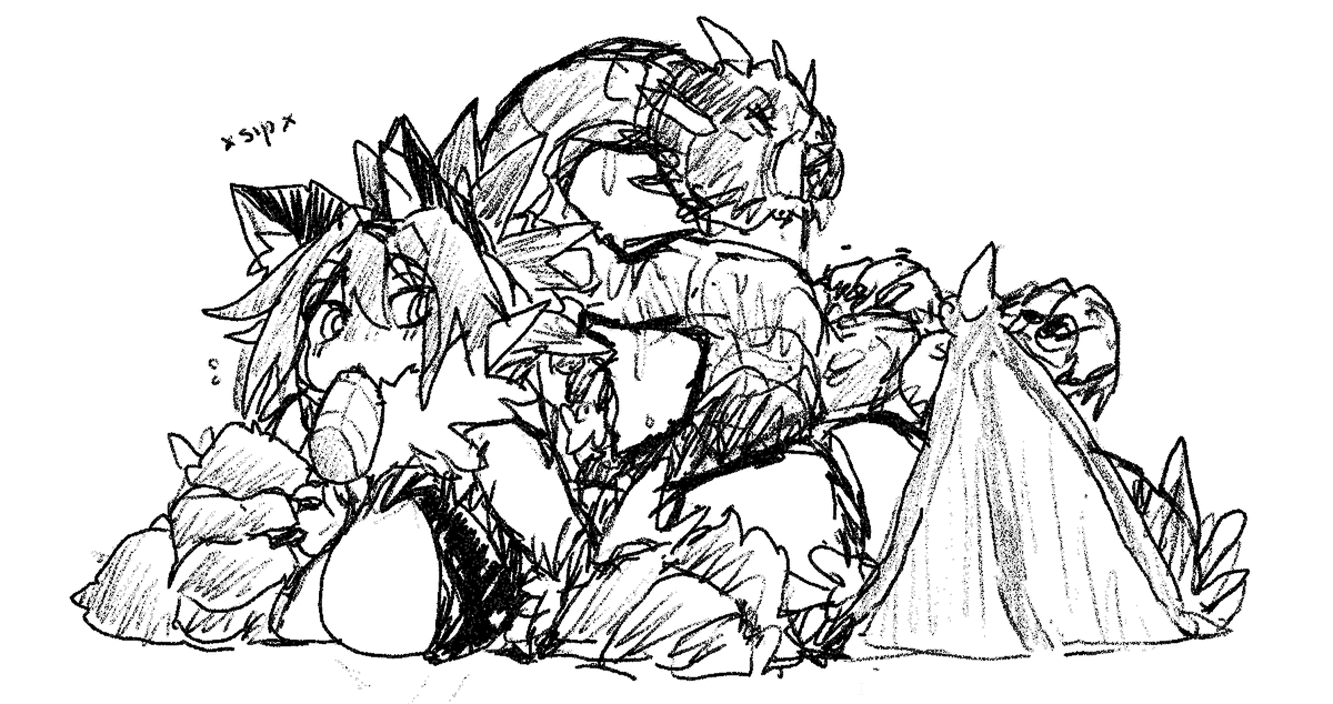 thirsty?
#魔物娘図鑑 #魔物娘図鑑二次 