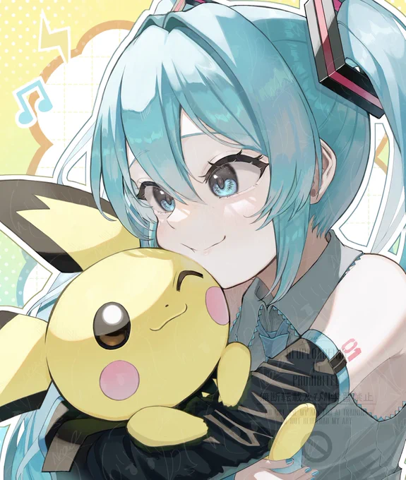 初音ミク×ピチュー #ポケミク