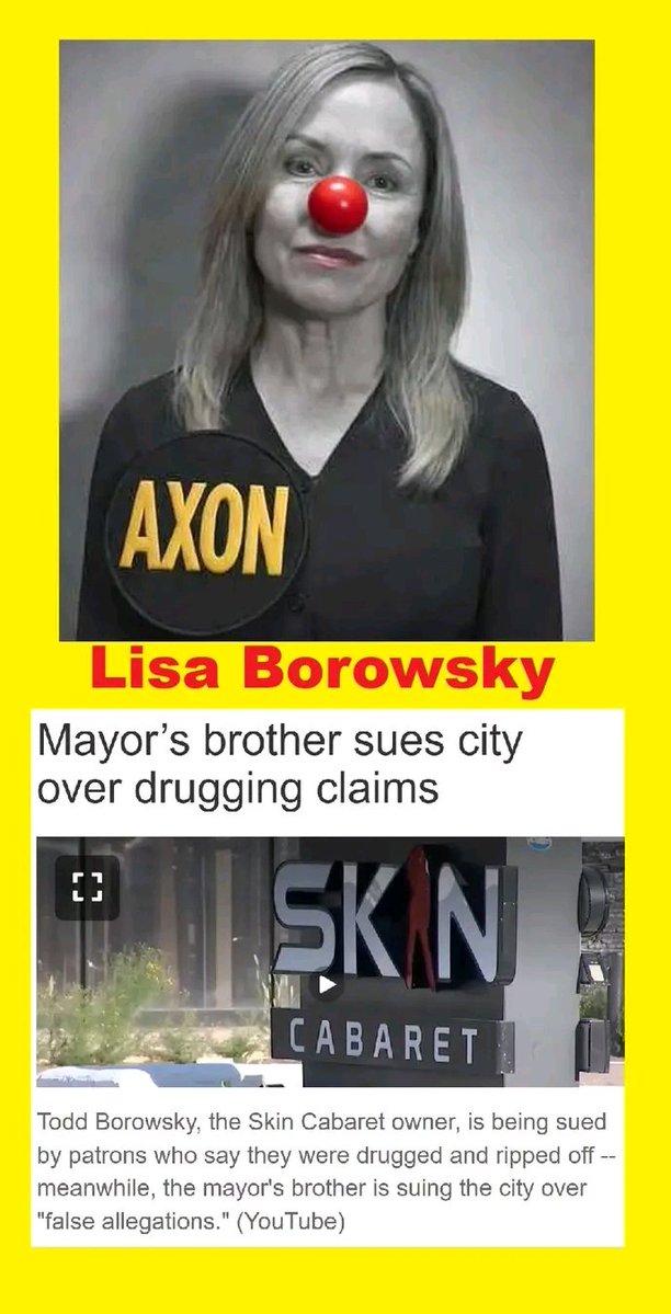ScottsdaleVoter's tweet image. Strip Club Scandal Forces Scottsdale Mayor Lisa Borowsky and Her Propaganda Machine Into Damage Control 
By @ScottsdaleVoter

Bar-funded Mayor Lisa Borowsky was already a one-termer after breaking major campaign promises, turning City Hall into a toxic circus, and bowing to Axon