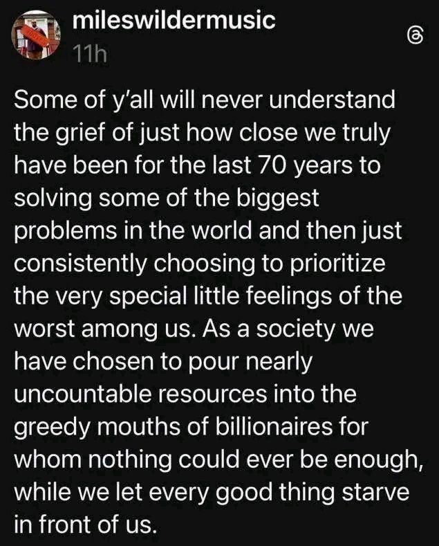CALisaJay's tweet photo. Literally what hubby and I were saying to each other earlier today too. The truth is, it doesn't HAVE to be like this forever. . . . buuuuut we have to be willing to engage in deep work towards SELF-mastery in order to be able to build a better society, IF we want a way out. https://t.co/t19DC9n9oF