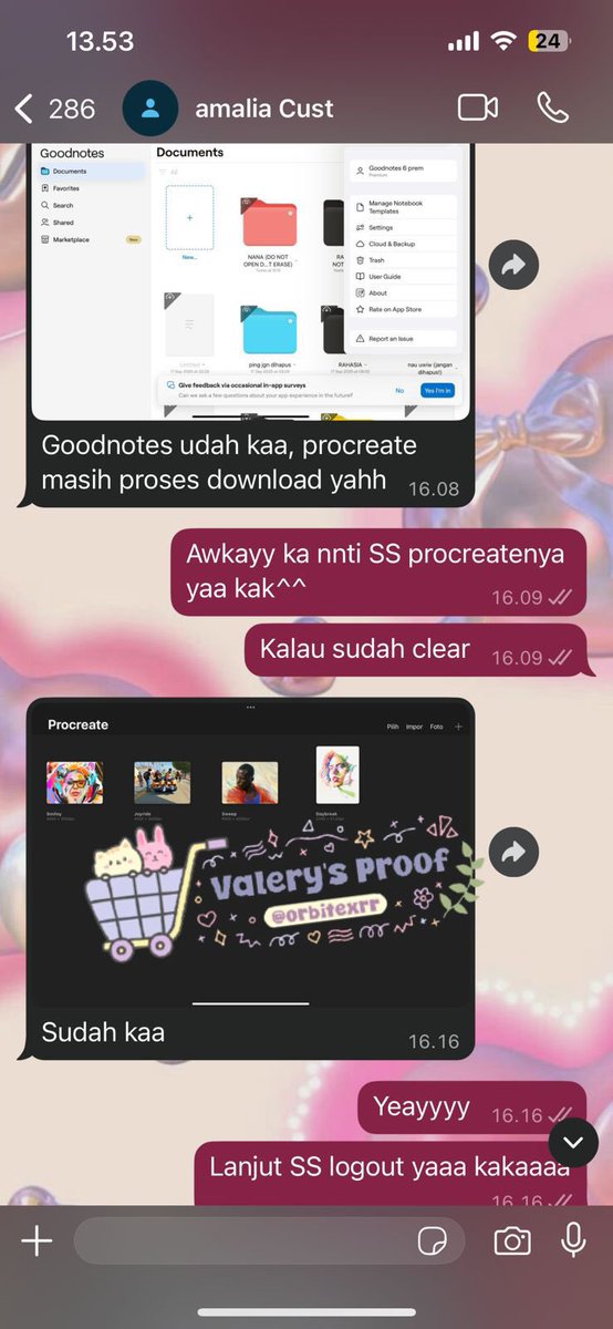 valerycil's tweet photo. @bearwies sini legaaallpaid beli langsung via App5tore ka 25k procreate lfet1me yaa^^ https://t.co/WfhzARzZnu