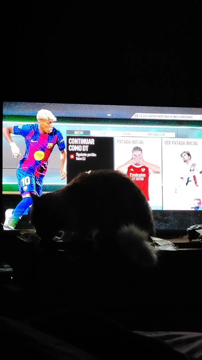 No quería jugar igual