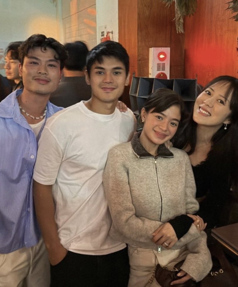 cheswft's tweet photo. really grateful for db’s circle 🫶 dustin and bianca taking time to get to know each other’s friends just makes it more genuine… classy, lowkey, no drama. enjoy your well-deserved rest 🤍 https://t.co/q0p83QmY9A