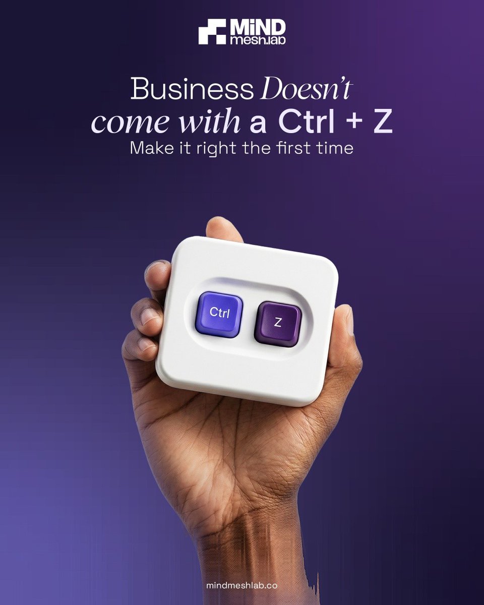 mindmeshlab's tweet photo. A wrong hire. A rushed campaign. A decision that cost more than money. In business, there's no going back. No undo button, no second draft. We build your brand, your content, and your digital presence with intention.
#mindmeshlab #digitalmarketing #brandstrategy #marketingagency https://t.co/TdB4k5Gbn9