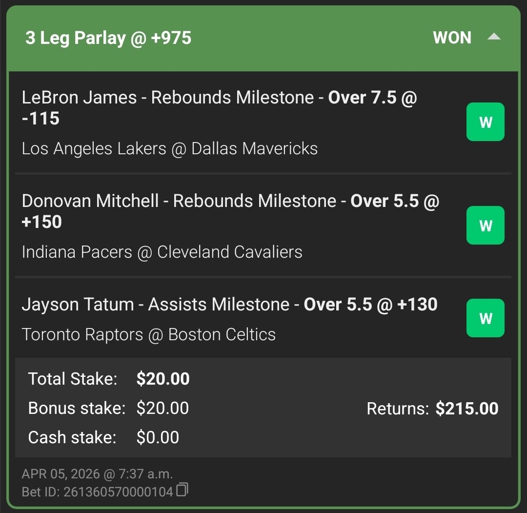 White824mamba's tweet photo. NBA PARLAY OF THE DAY X10 ✅️

LETS GO 🔥🔥 https://t.co/IcKPnWY8Ww